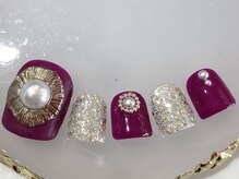 ネイルサロンアンドスクール ブロッサ(BLOSSA)/フット定額¥8800