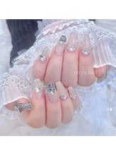 リンドネイル バイ モカ アンド ララ(Lind nail by moca and LaLa)/【miyu】ツイードネイル