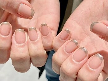 エリンカネイル バイ レシッド 武蔵小杉(erincanail by rcid)/デザインD/ミラーフレンチ