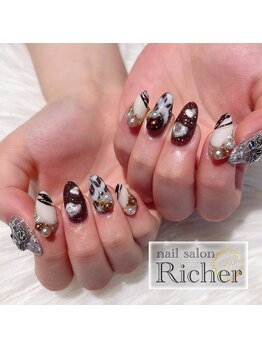 エスフィーネイルサロン リシェル(Esfy nailsalon Richer)/バレンタインネイル