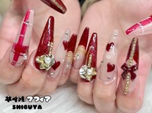 ネイルマフィア 渋谷(NAIL MAFIA)/チェック柄/長さだし/持ち込み