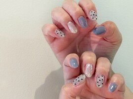 ハートデザイン/ガーリーネイル