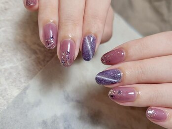 グラムスラム 福島店(GLAMSLAM)の写真/【パラジェル認定】豊富なデザインから選べる♪がっつりアートで大人気♪[定額クーポン￥6800～￥8800]