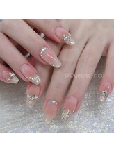 クイーンズビューティーサロン 新宿本店(Queen's beauty salon)/チップアートやり放題&つけ放題