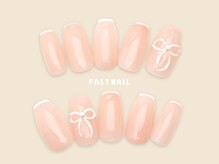 ファストネイル 関内店(FAST NAIL)/ぷっくりネイル/リボン【12358】