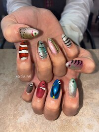 お魚ネイル