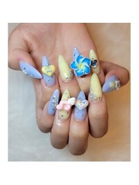 春らしくパステルカラーで♪