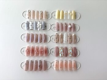 リノプラス(Lino+)の写真/予約No.1の定額ネイル☆充実したサンプルと洗練されたデザインで、あなたの理想がきっと見つかります♪
