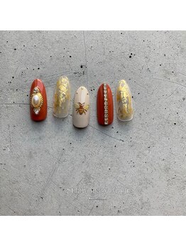 サロンストロベリームーン(Salon Strawberry Moon)/定額ビジューネイル☆¥8980