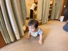 子育てママの整体サロン/施術中のお子様の様子