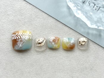 オル('olu)/フットネイル/ニュアンス