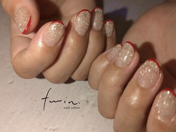 ツイン(twin.)/フラッシュネイル×オプ有
