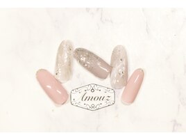 定額【テーマ:グレーネイル】2