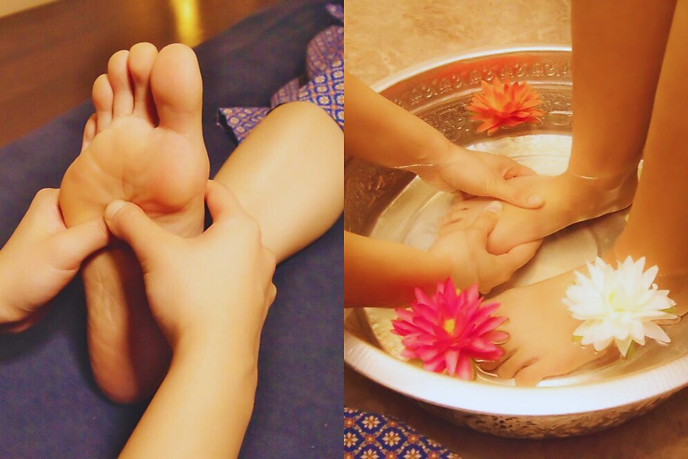 【早く足を楽にしたい方】タイ古式マッサージ50+リフレクソロジー40　計95分