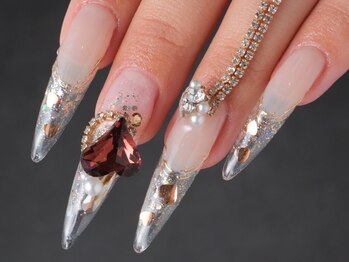 ネイルサロン ハナアオヤマ 堂山店(Nailsalon HanaAoyama)/クリアグラデーション