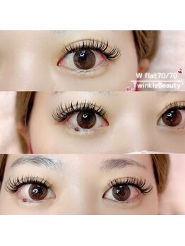 トゥインクルビューティー 草加(Twinkle Beauty)/マツエク【Wフラット140束】