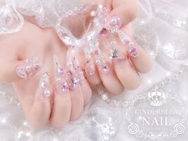 【スカルプ長さだしネイル】