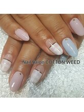 ネイルサロン コットンウィード(Nail Salon COTTON WEED)/千鳥格子