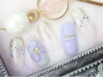 ネイルズガッシュ 大森駅前店(NAILs GUSH)/*水彩フラワー*