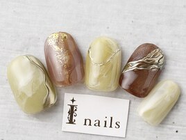 ピスタチオブラウンネイル