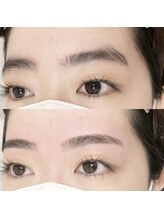 ミラ 渋谷(Eyebrow salon Mira)/自眉を活かしアーチ眉/担当Riho