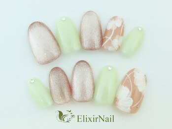 エリクサーネイル 五反田(Elixir Nail)/定額a シンプル/クーポン使用