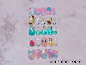 ネイルサロン ルート 二子玉川(nailsalon route)/7月キャンペーンネイル☆