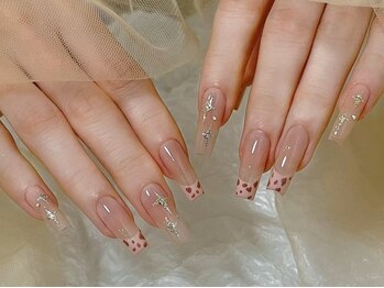 エーエヌジー スタジオ(ANG Studio)の写真/【定額ワンカラー/ラメグラ 4980円→3980円】コスパ◎で質・完成度の高いデザインが自慢のサロンです♪