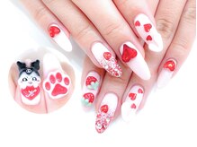 ネイルコレクション ピンク(Nail Collection Pink)/ちいかわ：モモンガ★クロミ
