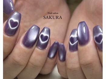 サクラ(SAKURA)/大人気ハートマグネット