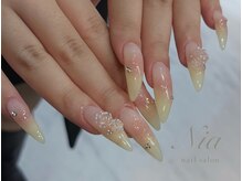 ニア ネイルサロン 大阪駅前第2ビル(Nia)/ちゅるちゅるチークネイル