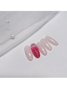 ワンポイントアートネイル♪