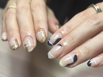 ネイルバイユニッコ(nail by unicco)の写真/「爪を傷めず、ずっと綺麗」を叶えるパラジェル導入店＊絶妙なニュアンス感と似合わせカラーで理想の形に♪