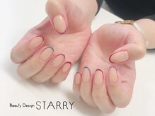 スターリー(STARRY)/細フレンチ　くすみカラー