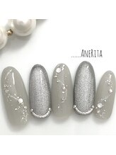 ネイルサロン アンリタ(nail salon AneRita)/冬ver.☆マグネットネイル