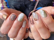 アイネイルズ 梅田店(I nails)/個性派ミラーしずく¥10700