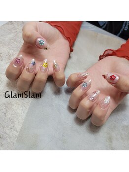 グラムスラム 福島店(GLAMSLAM)/ストーンフラワー♪