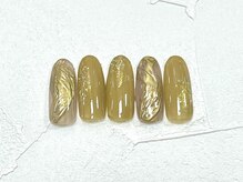 トータルビューティー パッション 茨木(Total Beauty Passion)/ウネウネゴールドネイル