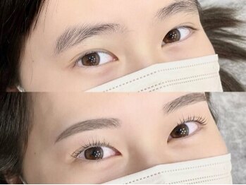 メルシー 青山店(Merci)の写真/★まつ毛パーマ＆美眉スタイリング・ハリウッドブロウリフトの同時施術メニューございます★