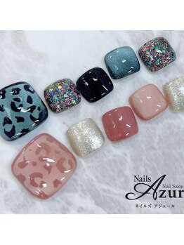 ネイルズアジュール アピタ新潟西店(Nailz Azur)/フット　定額デザインCコース