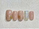 flower jewelネイル