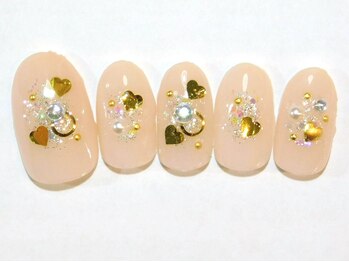 ネイルサロン ドレリッチ 大宮店(drerich)/【6990】ハートホロピンク