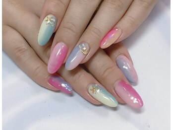 カラフル縦グラデーション