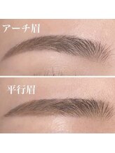 フレイムス アイラッシュ アンド ネイル(FRAMES)/2大トレンドのアーチ眉と平行眉!