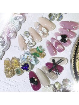 エスフィーネイルサロン ブリーユ(Esfy nailsalon Brille)/スカルプ定額デザイン(長さだし)