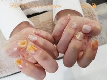 リオッサ オブ ラグーン(RIOSSA of Lagoon)/オレンジニュアンスネイル