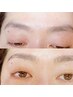 美眉スタイリング／眉wax／間引き(産毛処理.毛量調整)　￥４５００