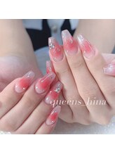 クイーンズビューティーサロン 新宿本店(Queen's beauty salon)/チップアートやり放題つけ放題