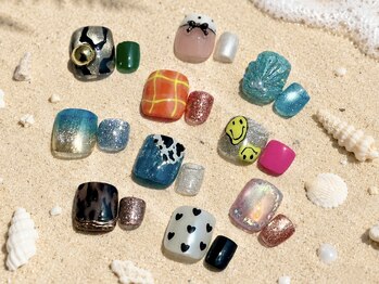 ブリジェビューティーサポート(Brije Beauty Support)の写真/【限定フットネイル】夏に向けて足元も綺麗に☆お仕事柄ハンドネイルができない方にもオススメ