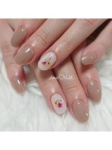 アモ ネイル(Amo NAIL)/押し花ネイル